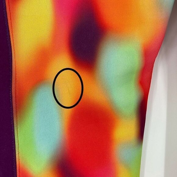 Misa Hylton For INC International Concepts Scuba Printed Pants Retro Women Small - Picture 8 of 11